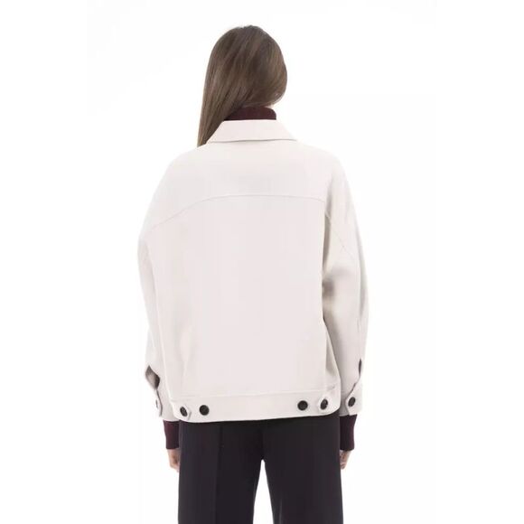 Alpha Studio Women White Suits & Blazers - Picture 3 of 7